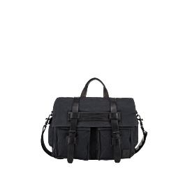 Belstaff Messenger Canvas Bag black