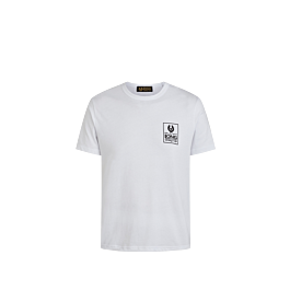 Belstaff Long Way Up Small Logo T-Shirt Man, white | Gotlands