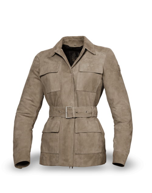Belstaff Lederjacke Almington für Damen, driftwood (front)