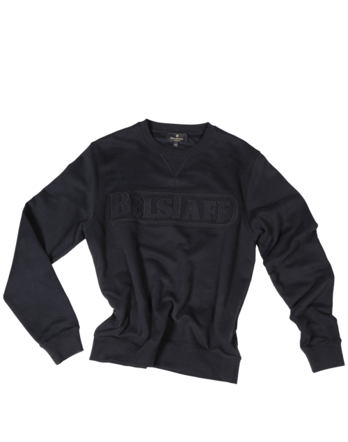 Belstaff Applique Sweatshirt Man, black
