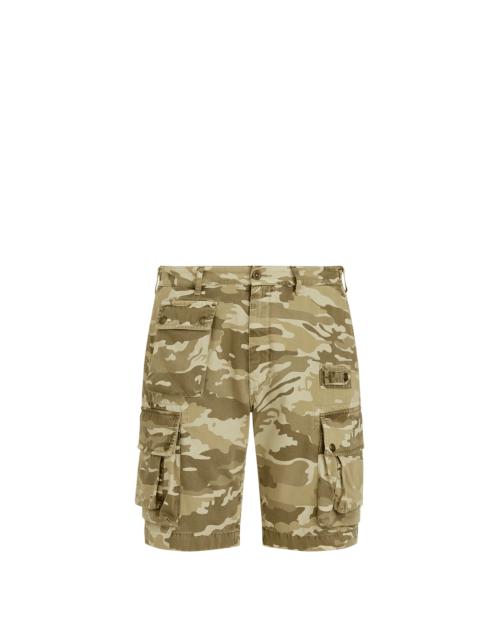 Belstaff Castmaster Camo Shorts, tarp