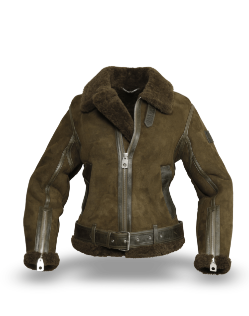 Belstaff Erskine Aviator  Jacket Lady, black olive