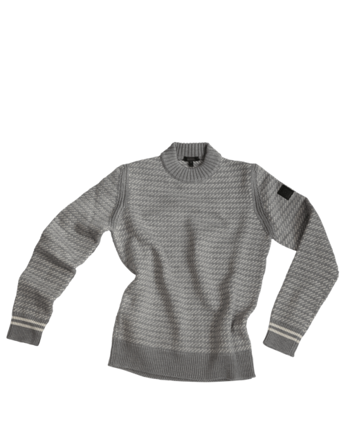 Belstaff Pullover Harrogate für Herren, light grey melange/natural
