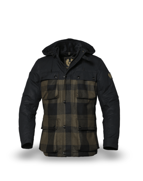 Belstaff Hike Jacket Man, salvia/black