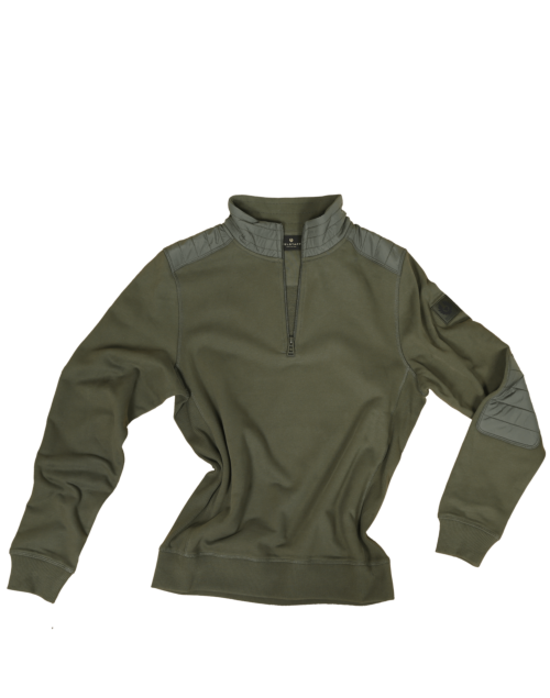 Belstaff Jaxon Quarter Zip Man, pewter green