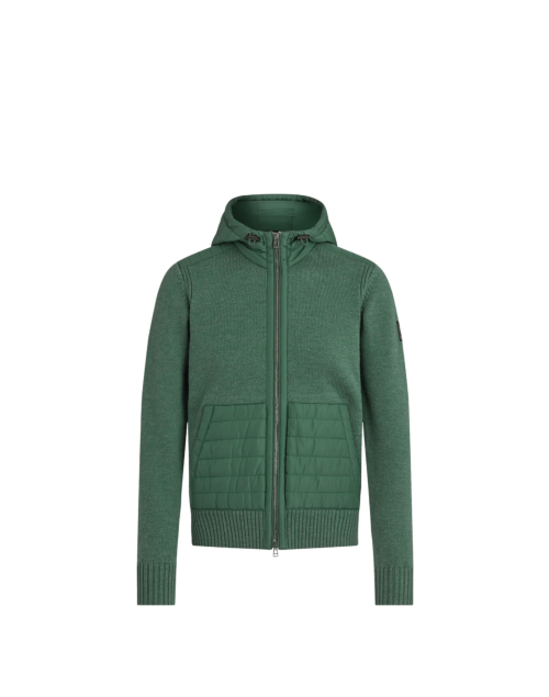 Belstaff Kenner Hooded Cardigan Man, atlas green