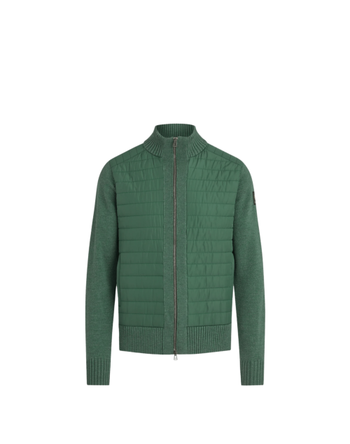 Belstaff Kingston Full Zip Cardigan Man, atlas green