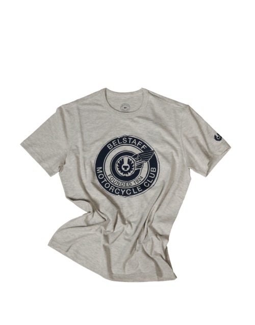 Belstaff Motorcycle Club T-Shirt Man, grey melange