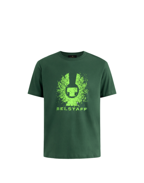 Belstaff Pixelation T-Shirt Man, atlas green
