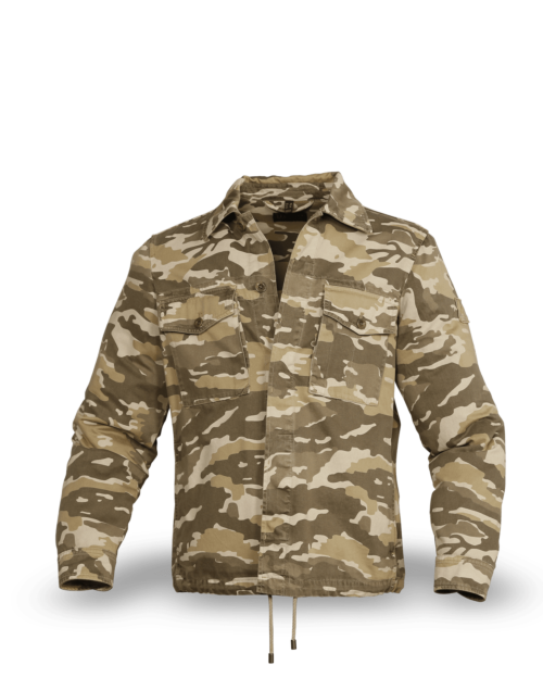 Belstaff Recon Camo Overshirt Man, tarp/khaki