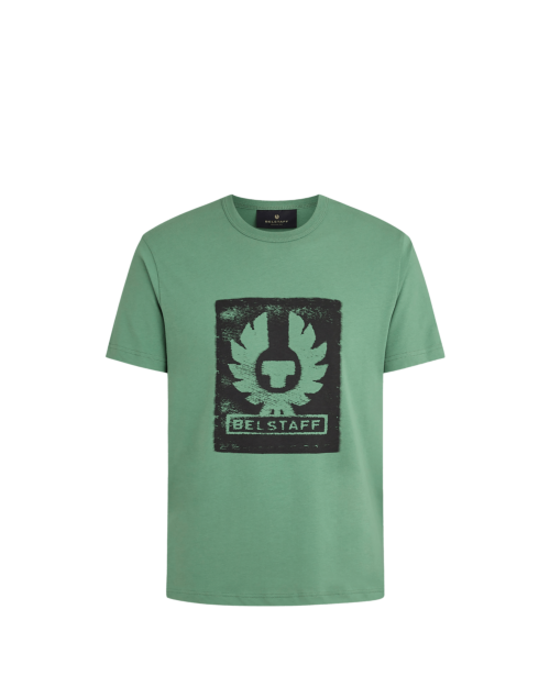 Belstaff Stamp T-Shirt Man, graph green