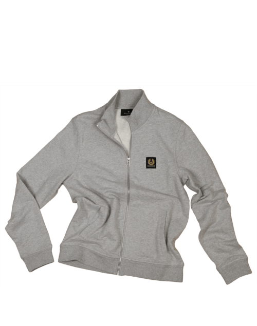 Belstaff Zip Through Sweatshirt for Men, grey melange