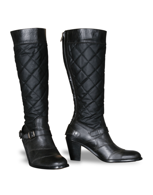 Belstaff Stiefel Trialmaster High Heel Wax für Damen, black