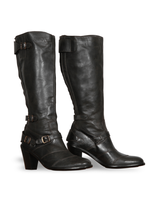 Belstaff Stiefel Trialmaster High Heel für Damen, antique black