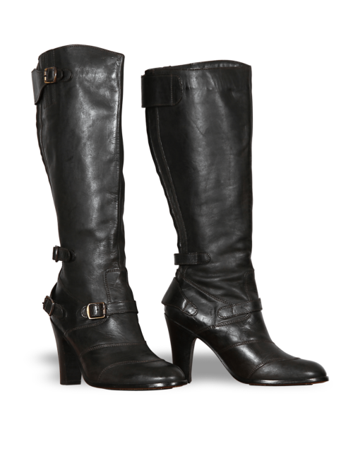 Belstaff Stiefel Trialmaster T/H Slim für Damen, antique black
