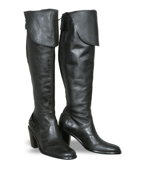 Belstaff Stiefel Tight Trialmaster High Heel für Damen, antique black