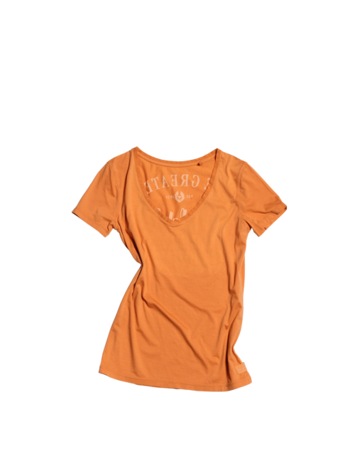 Belstaff T-Shirt Vin Great für Damen, orange (front)