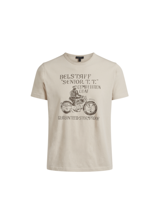 Belstaff T-Shirt Vintage Senior TT für Herren, pale oak