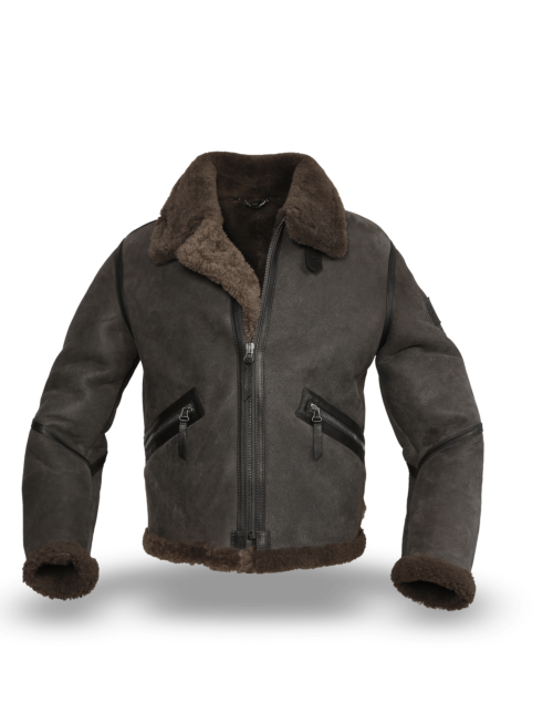 Belstaff Winterbrook Shearling Jacket Man, tornado grey