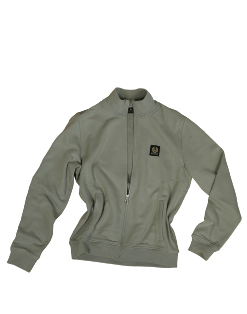 Belstaff Zip Through Cardigan Man, laurel green