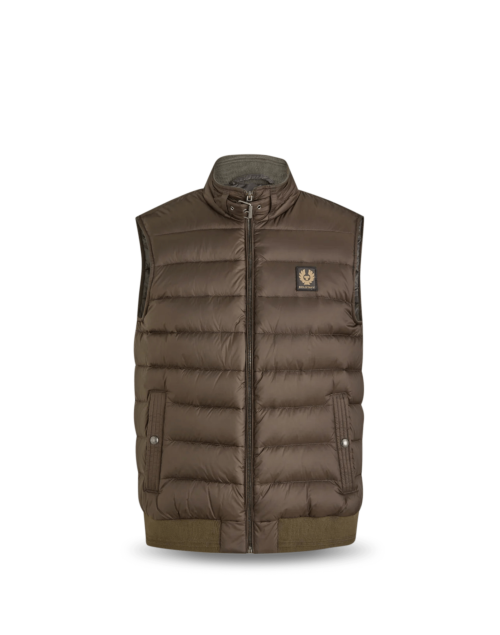 Belstaff Circuit Gilet Man, burnt oak