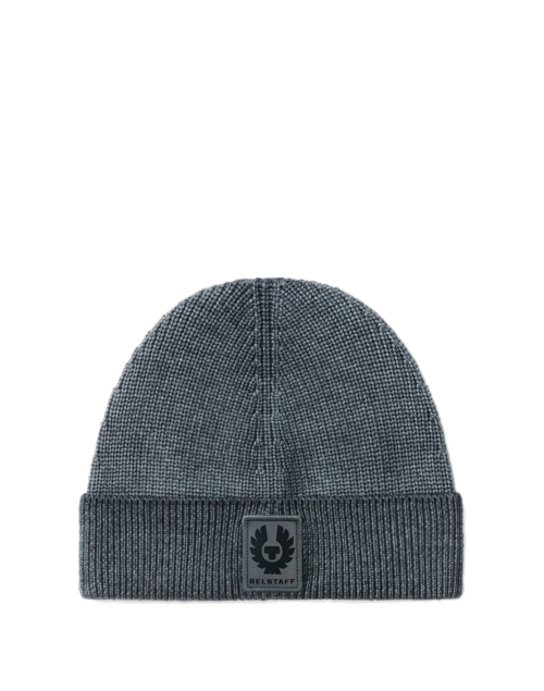 Belstaff Garment Dye Aspect Beanie Hat, petrol