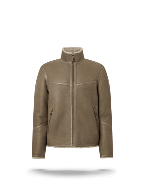 Belstaff Highland Shearling Jacket for Man, taupe