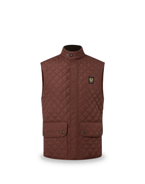 Belstaff Icon Gilet Man, oxblood