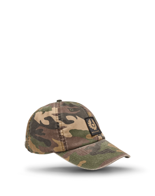 Belstaff Phoenix Logo Cap, camouflage