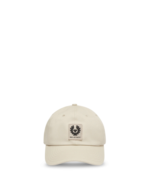 Belstaff Phoenix Logo Cap, silver birch