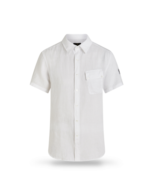 Belstaff Pitch Short Sleeved Shirt Man, white