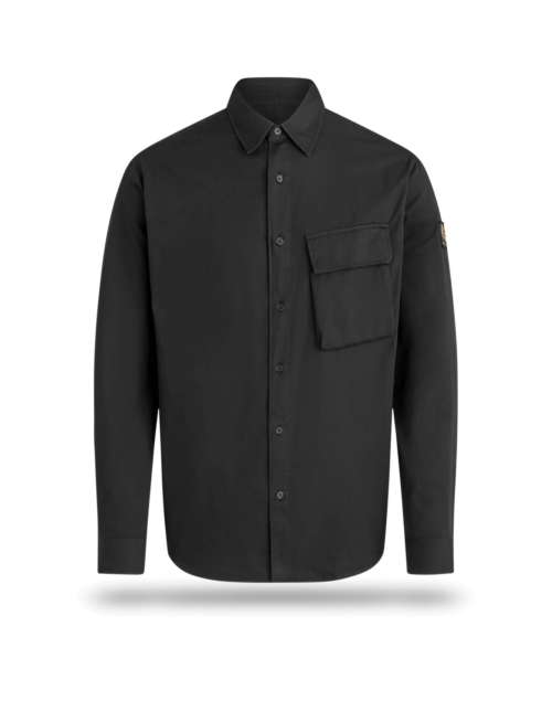 Belstaff Scale Shirt Man, black