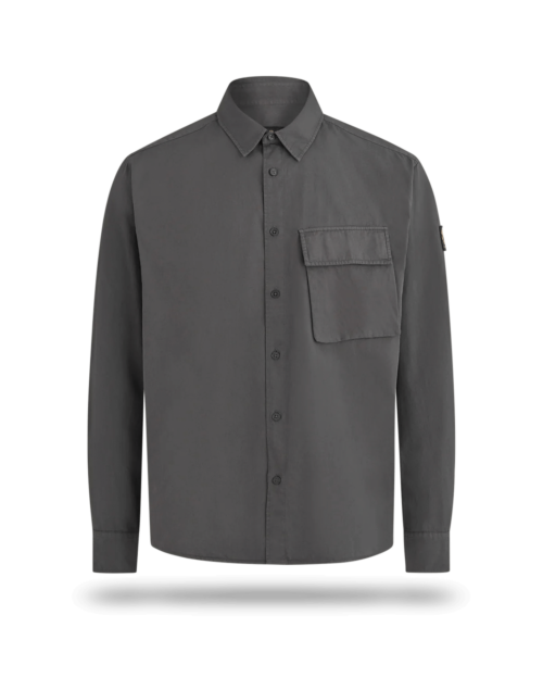 Belstaff Scale Shirt Man, forge grey