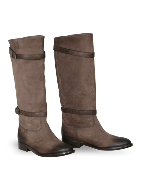 Belstaff Stiefel Shannon Nabuk für Damen, blackbrown