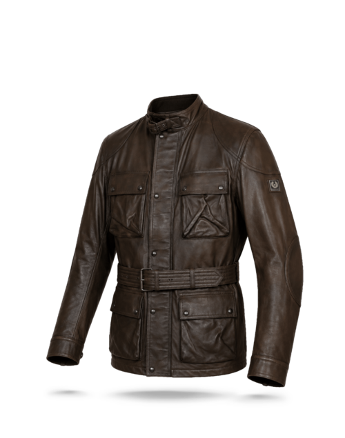 Belstaff Trialmaster Panther Jacket Man, dark dusty taupe