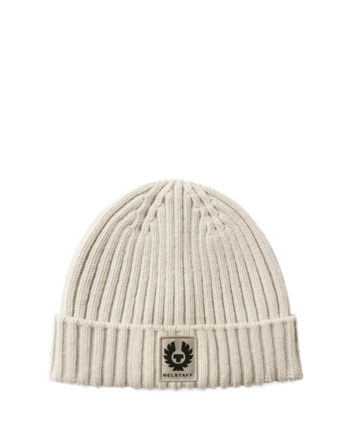 Belstaff Watch Beanie Hat, pale stone