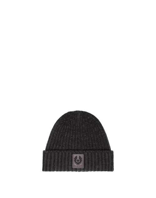 Belstaff Plated Watch Hat, black/ tornado grey