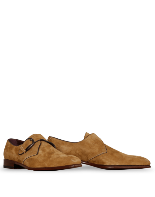 Borgioli Al Pacino Slipper Man, light marone/mostarda