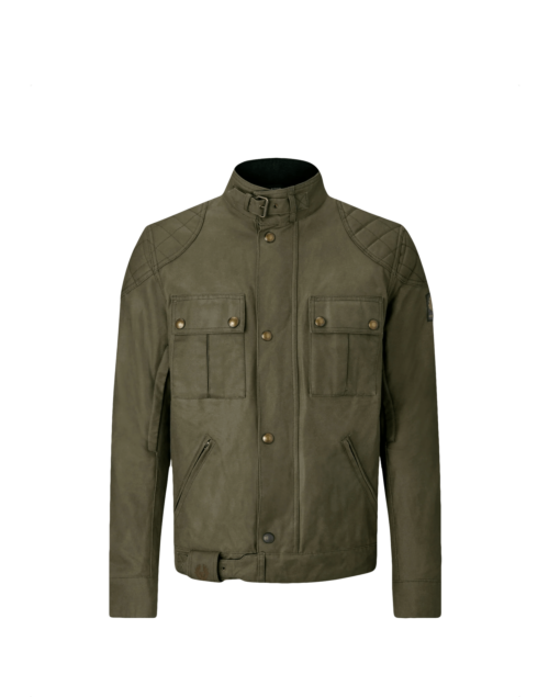 Belstaff Motorradjacke Brooklands, olive green