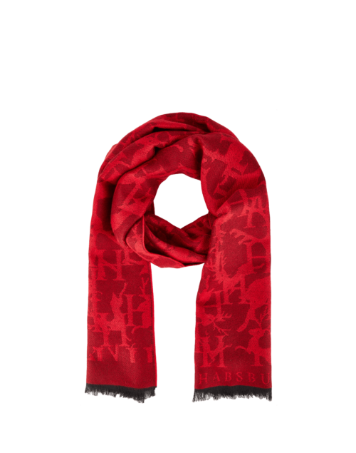 Habsburg Hirsch Scarf, red