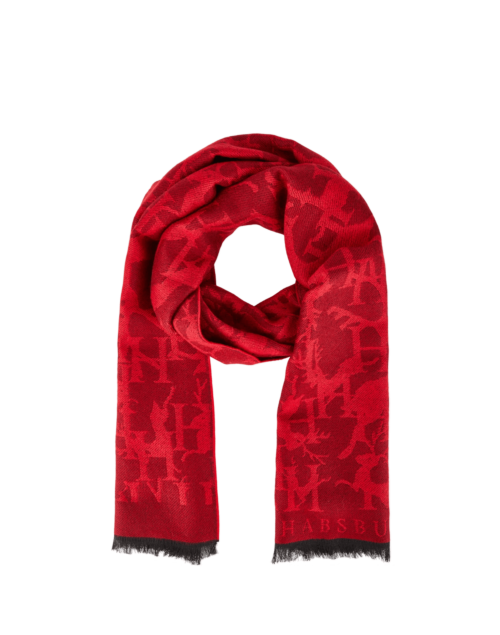 Habsburg Hirsch Scarf, red