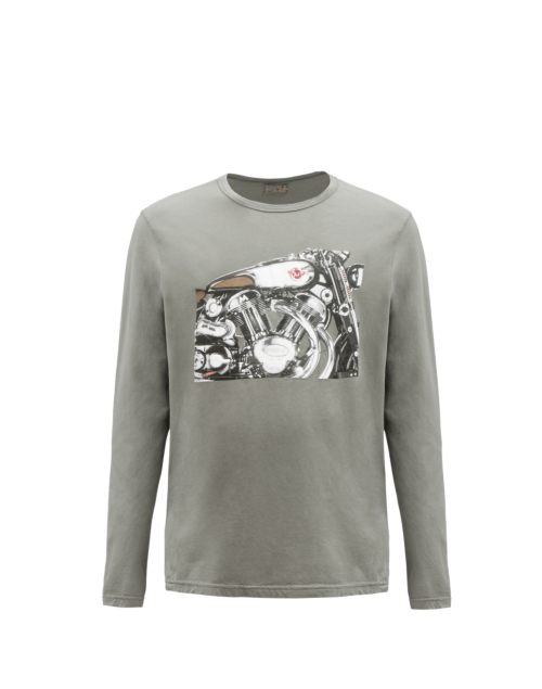 Matchless Model X 3D L/S T-Shirt, elephant grey