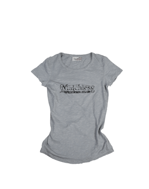 Matchless T-Shirt Brand für Damen, light grey