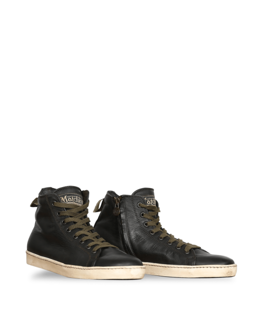 Matchless Sneaker Brighton High für Damen, antique black