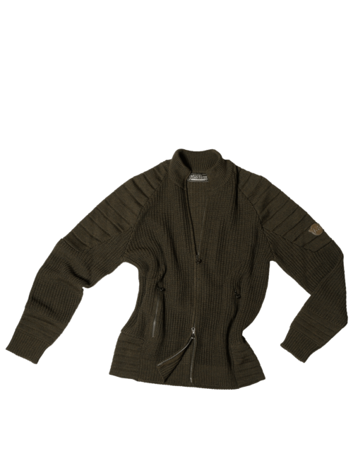 Matchless Strickjacke Manx für Herren, olive
