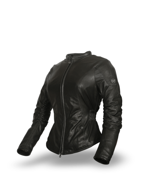 Matchless Lederjacke Regent für Damen, black (front)