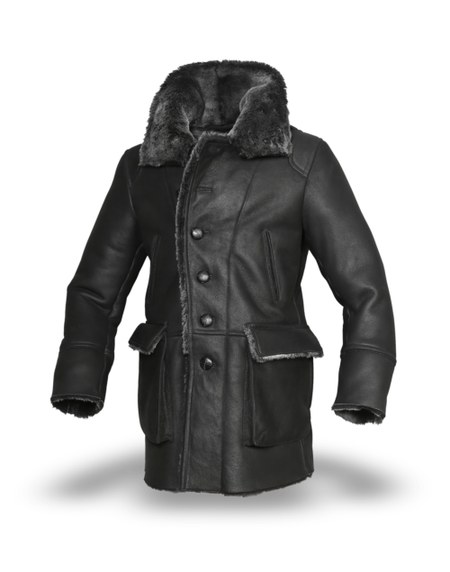 Meindl Arizona Shearling Parka Man, jet black