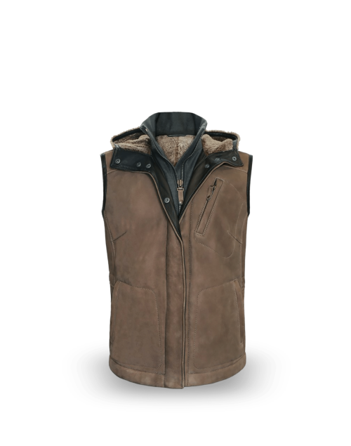 Meindl Stormbreaker Shearling Vest Lady, muskat