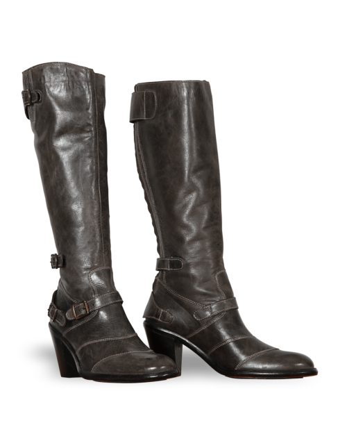 Belstaff Stiefel Trialmaster High Heel für Damen, combat green