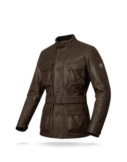 Belstaff Trialmaster Panther Jacket Man, dark dusty taupe